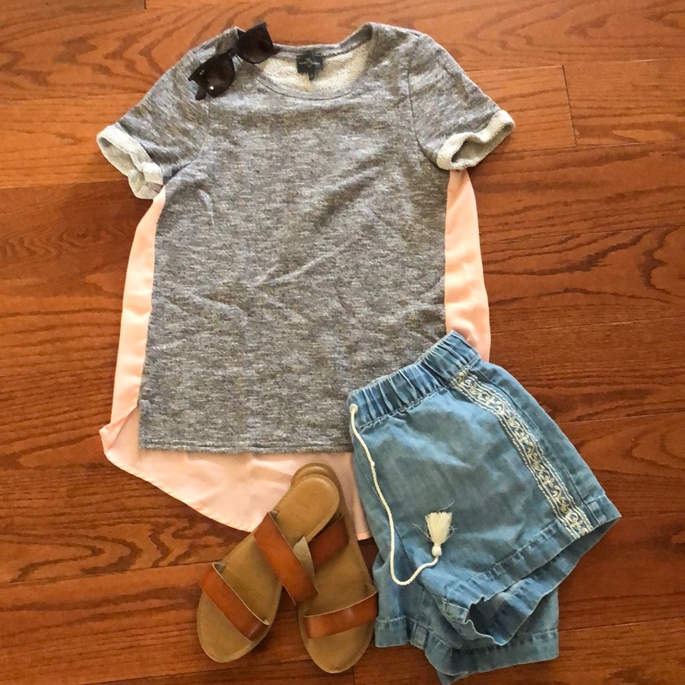 Market & Spruce sheer back top Small